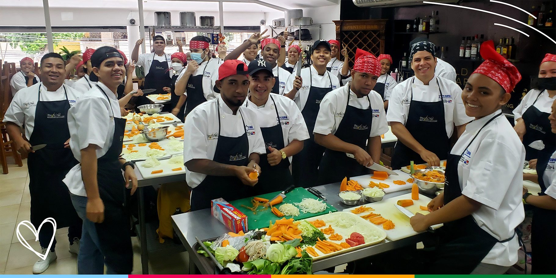 Participantes de nuestro programa Asistente de Chef continúan con sus actividades