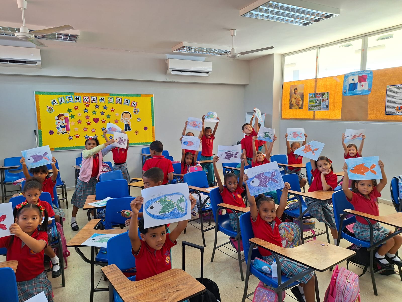 El Pez Mascota que causó gran emoción en nuestros niños y niñas de Aprende Divirtiéndote