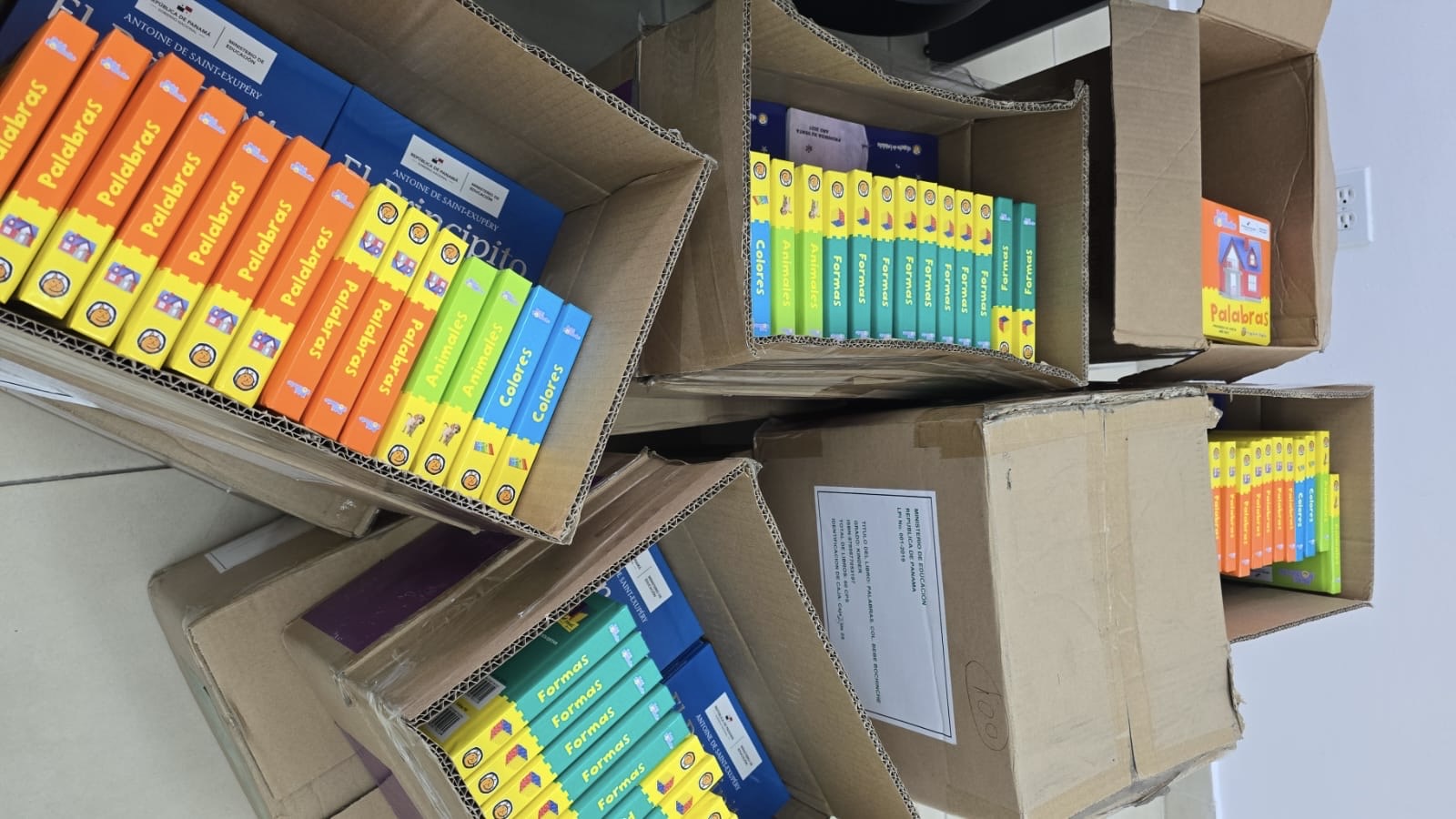 Exitosa entrega de libros gracias al apoyo de Gran Morrison y Mr. Books PTY