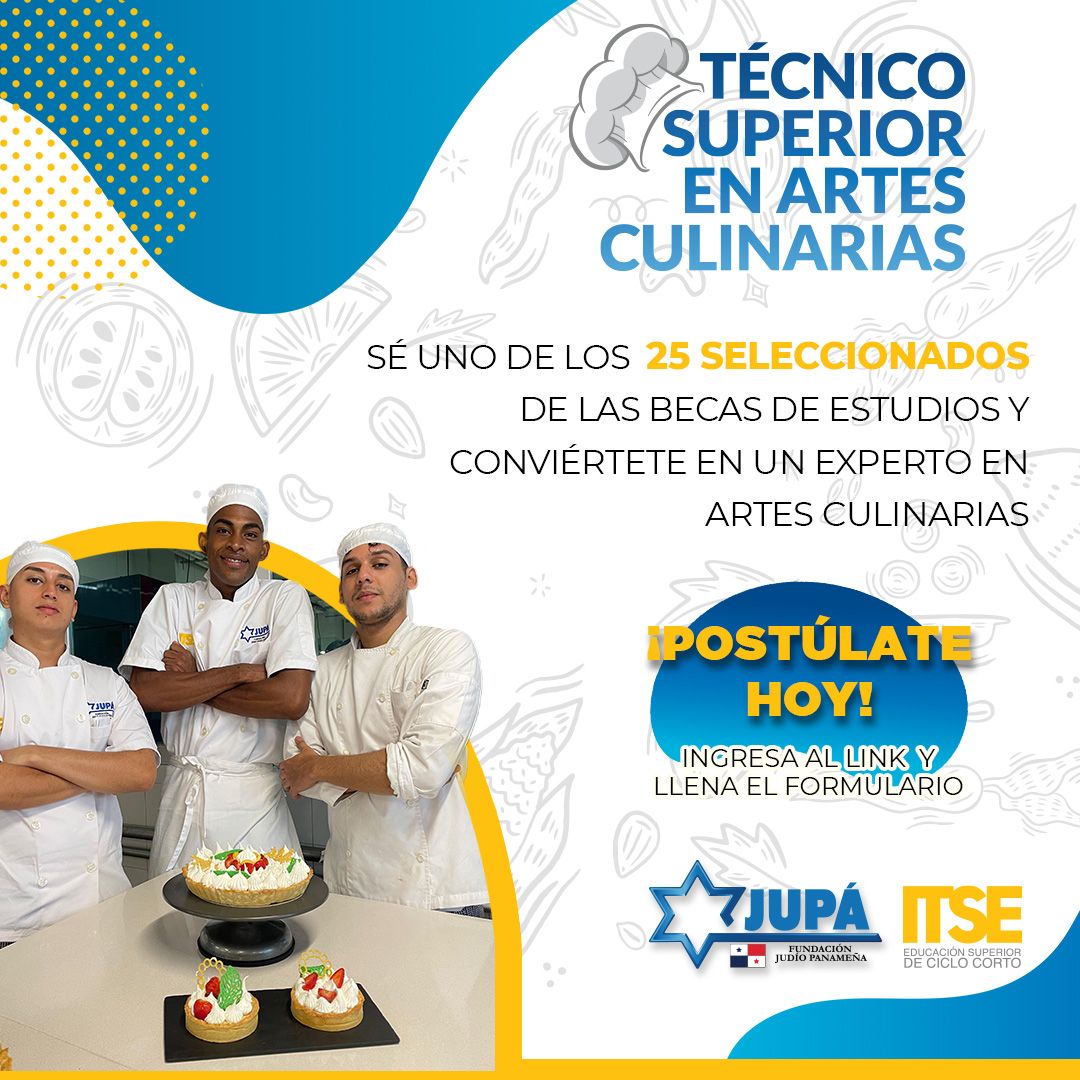 Apertura Oficial de concurso de becas para la carrera del Técnico Superior en Artes Culinarias